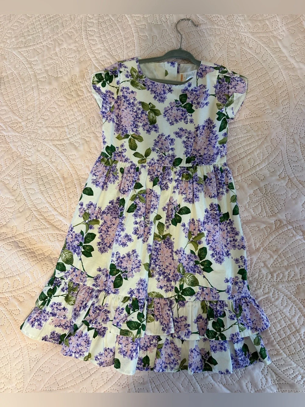 Gymboree Girls Floral Dress with Flower Crossbody Bag & Headband
